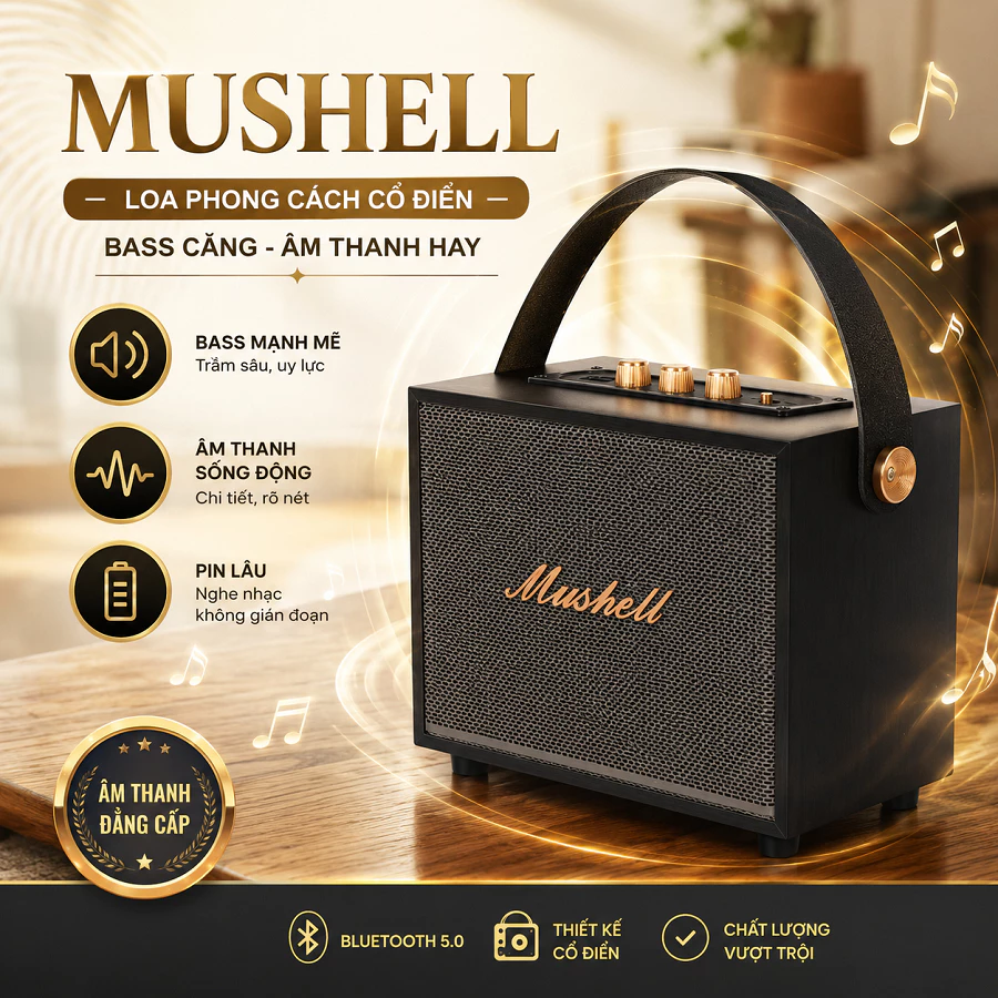 Loa bluetooth XM-302 Âm thanh hay bass mạnh,Loa nghe nhạc chất lượng có BH