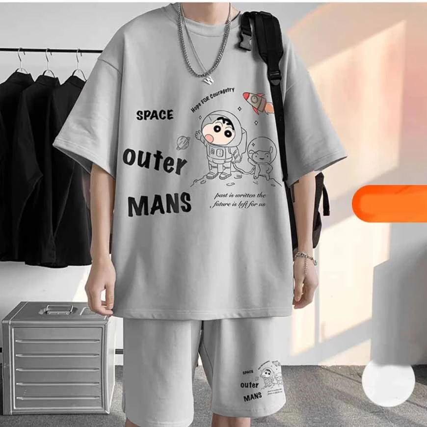 Bộ quần áo thời trang hè 10-80kg. Đồ bộ nam nữ CUSIN, set quần đùi áo cộc cho trẻ em nam K1