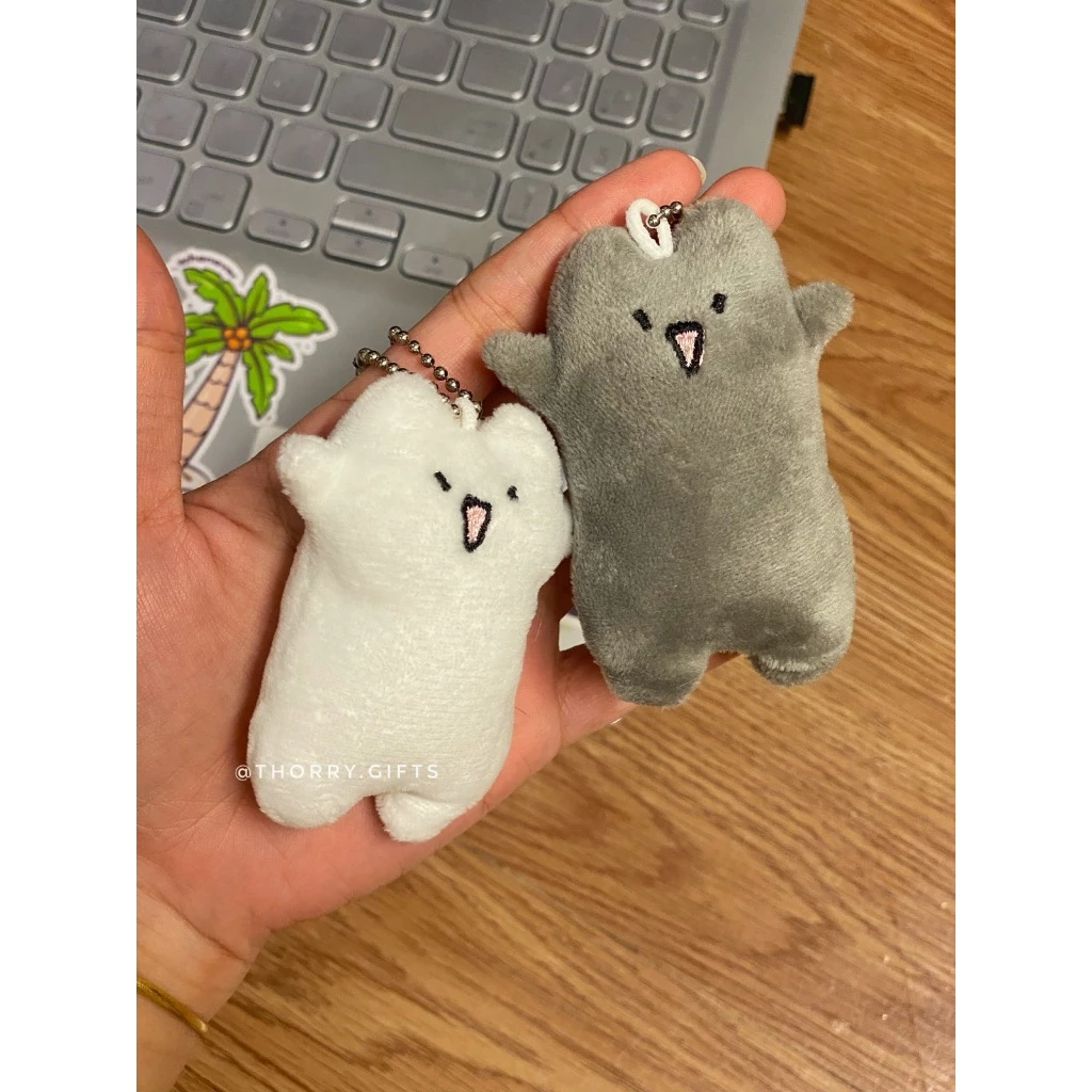 Móc Khóa Bông Mèo Ú Nu Mini Dễ Thương