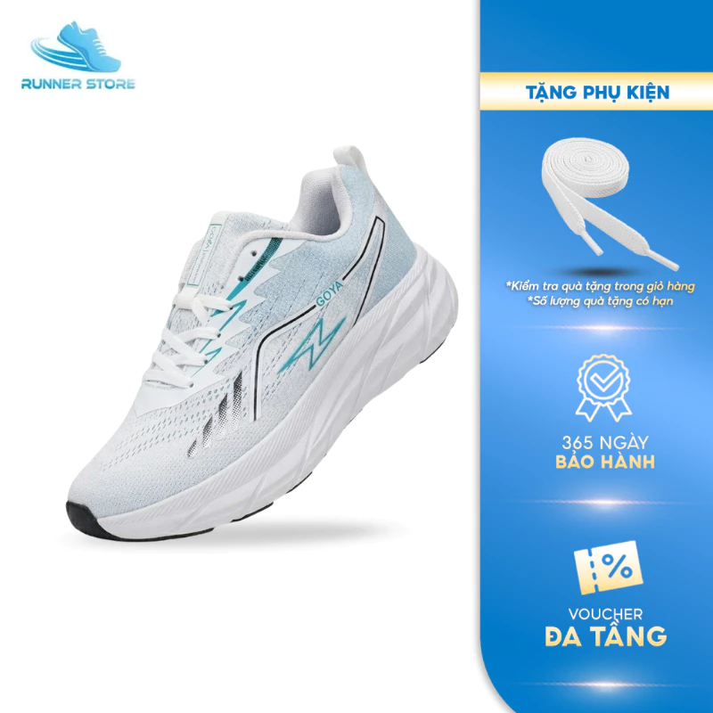 Giày thể thao chạy bộ nam nữ Goya Plus phiên bản mới năm 2026 màu xanh thiên thanh - Siêu nhẹ, năng động