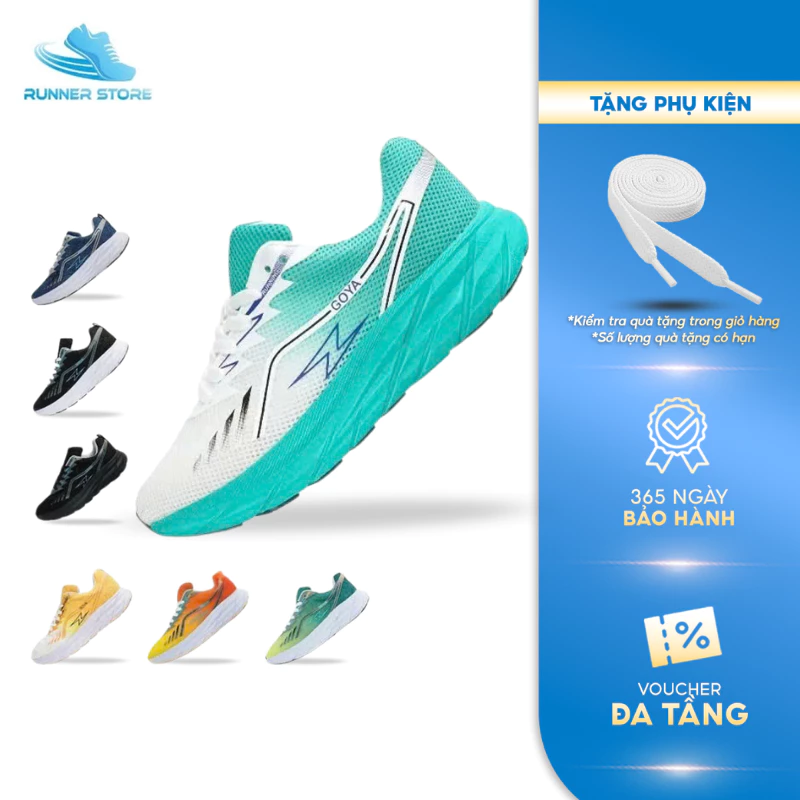 Giày thể thao chạy bộ nam nữ Goya Training Plus năm 2026 full màu - Siêu nhẹ & Thoáng khí