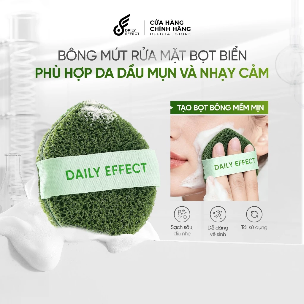 BỌT RỬA MẶT DAILY EFFECT HỖ TRỢ LÀM SẠCH SÂU DỊU NHẸ AN TOÀN CHO DA