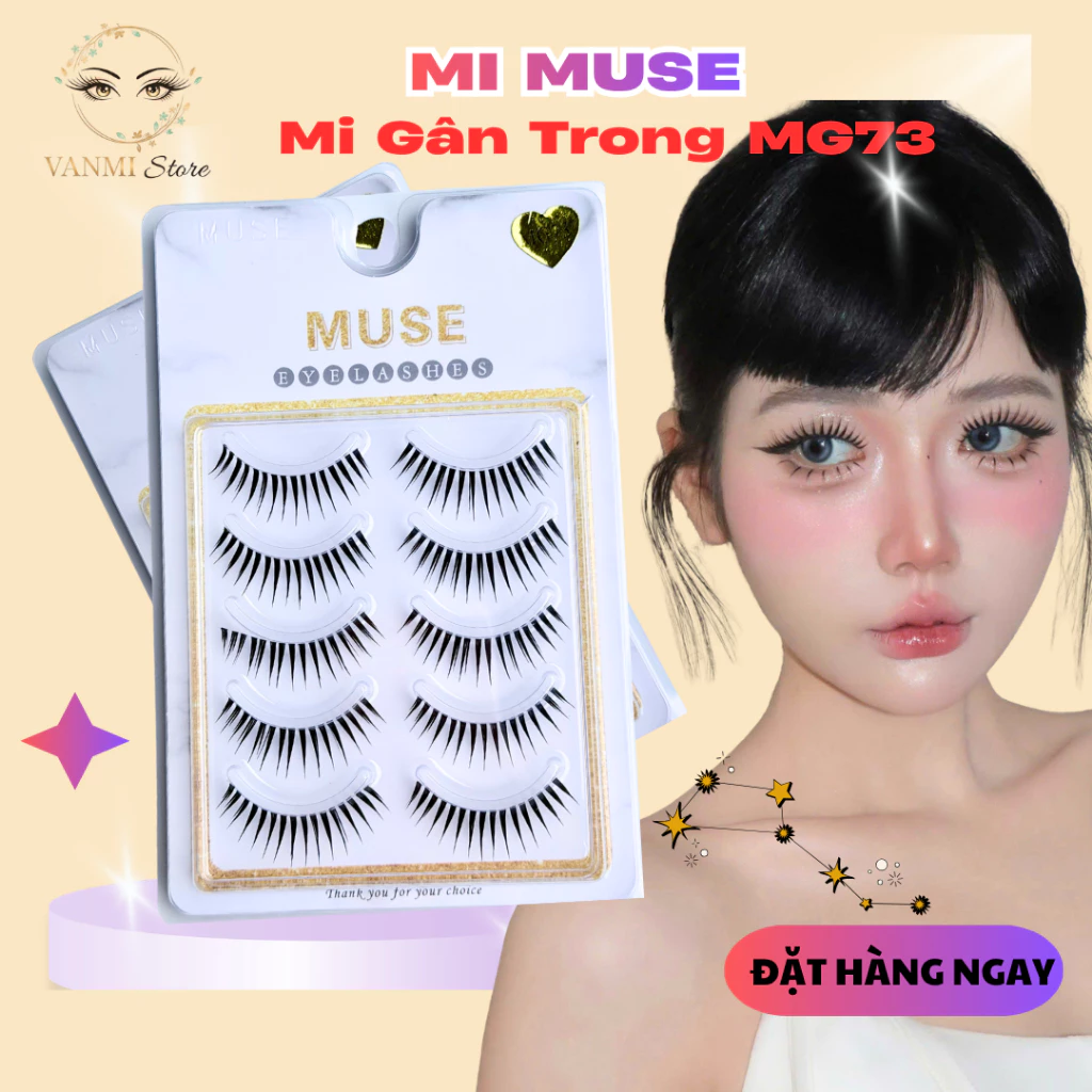Mi Muse MG73, Làm Mi Trụ Hay Mix Mi Đa Dạng- Vanmi Store