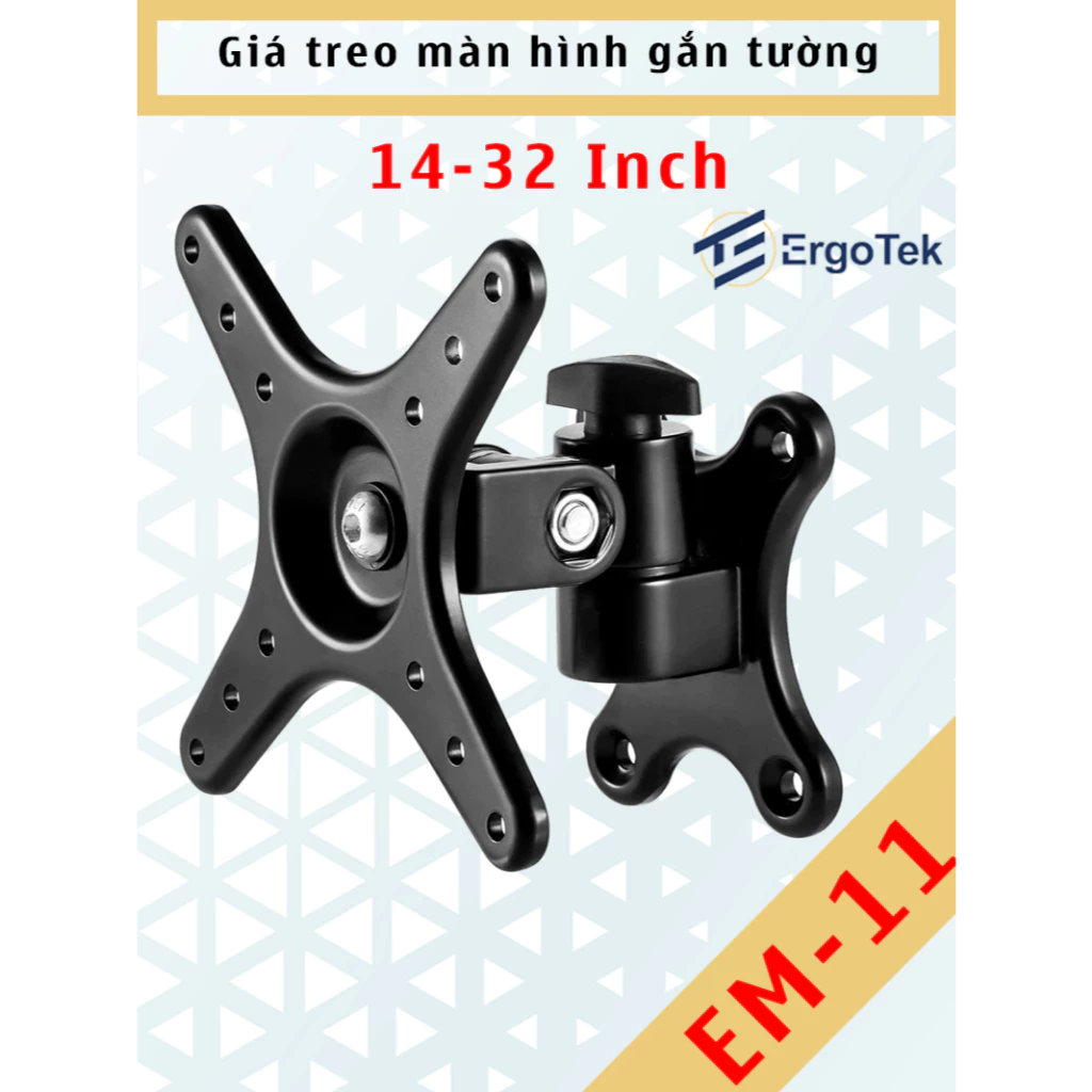 EM-11 - Giá treo màn hình máy tính - HỢP KIM NHÔM - Xoay đa năng - [Màn hình 14 -32 inch]