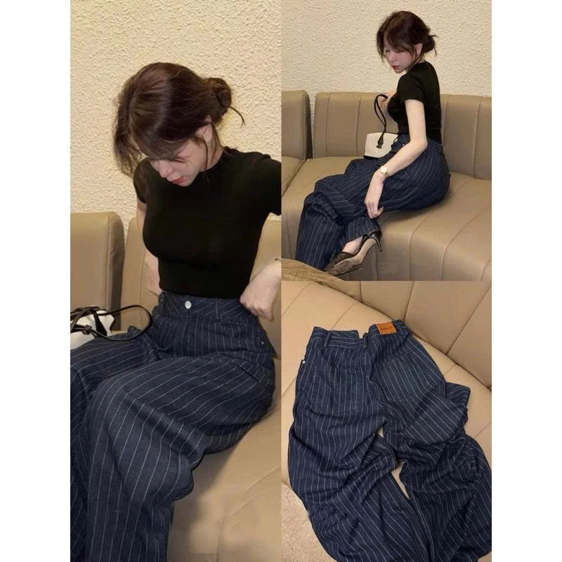 Quần Jeans bò nữ dáng đẹp dài cạp lưng cao chất không co giãn phong cách Hàn Quốc WJeans124