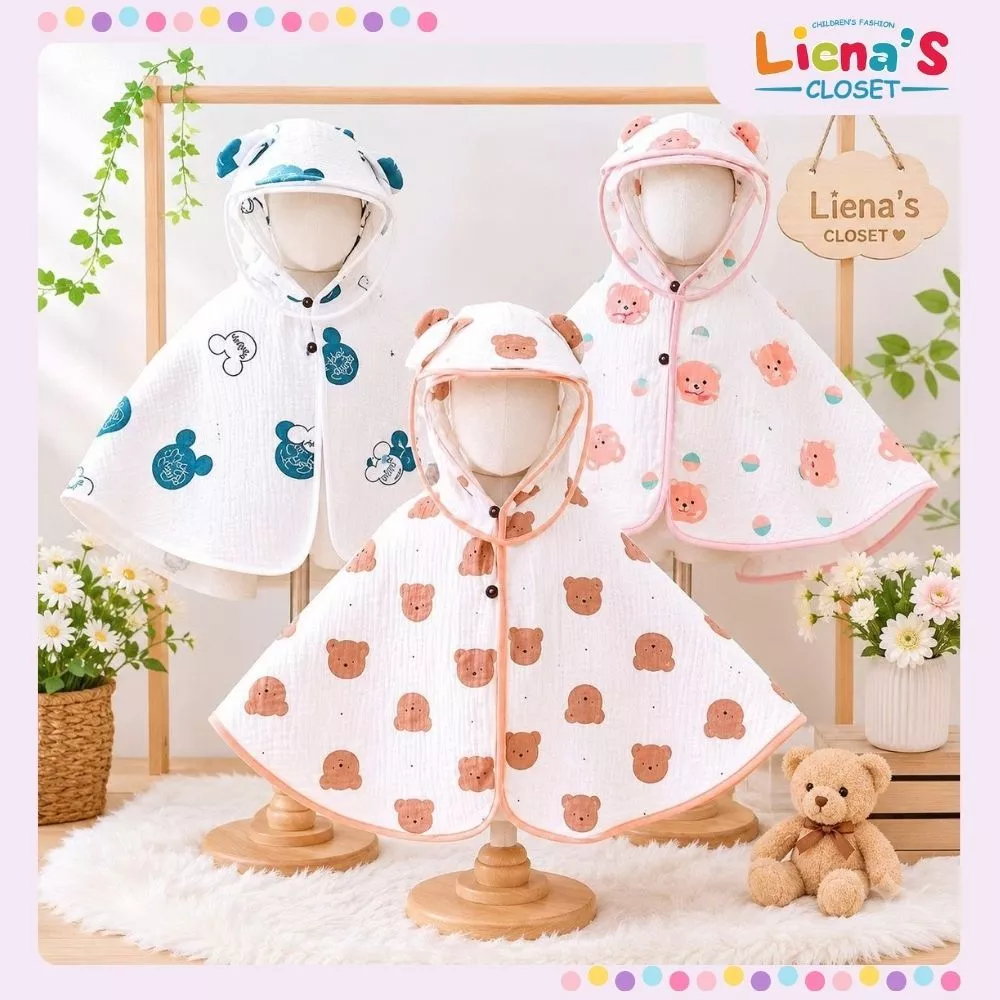 Áo Choàng Chống Nắng Kèm Kính Chống Giọt Bắn An Toàn Cho Bé Có Thể Mặc Hàng Ngày Nhà Liena's Closet