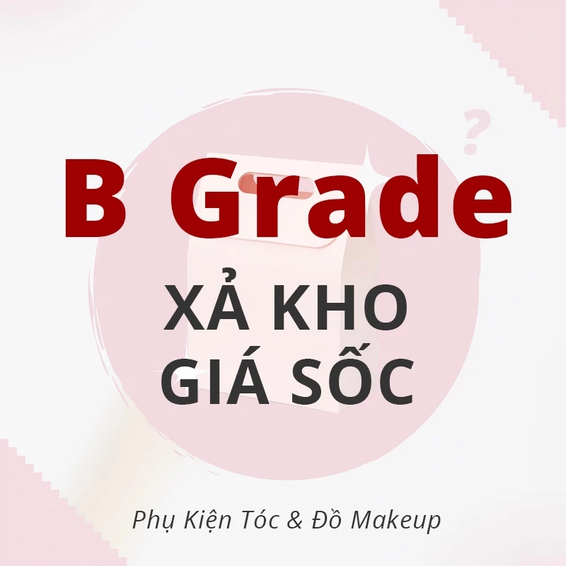 [Xả Kho Giá Sốc] B Grade Phụ Kiện Tóc & Đồ Trang Điểm Cọ, Mút, Lược Ngẫu Nhiên Combo 5 Món