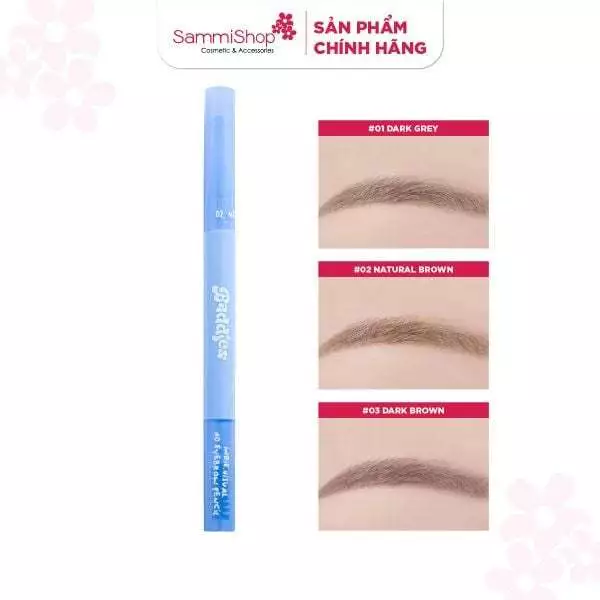 Baddies Chì kẻ mày HD Eyebrow Pencil 0.2g