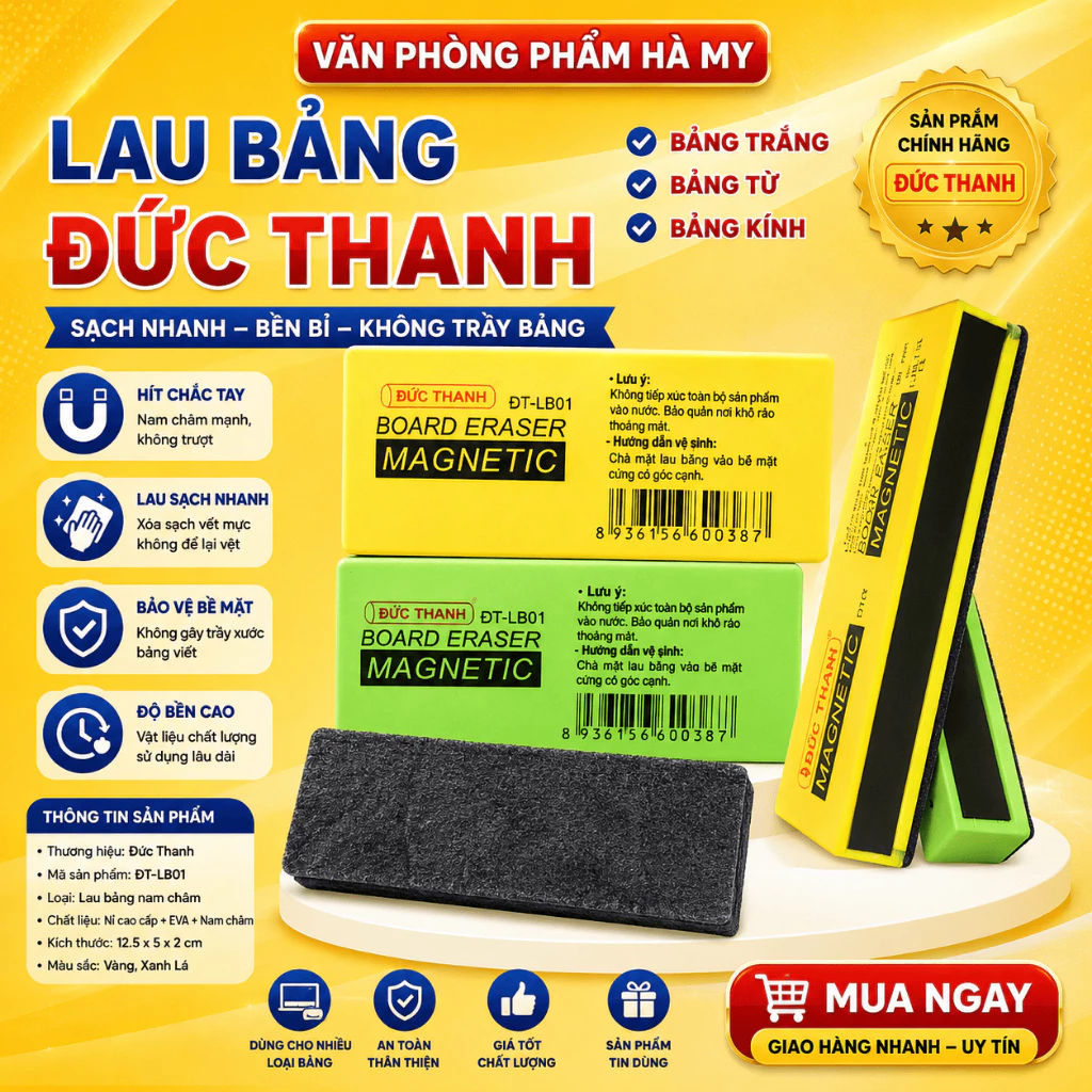Lau bảng Đức Thanh có nam châm ĐT-LB01