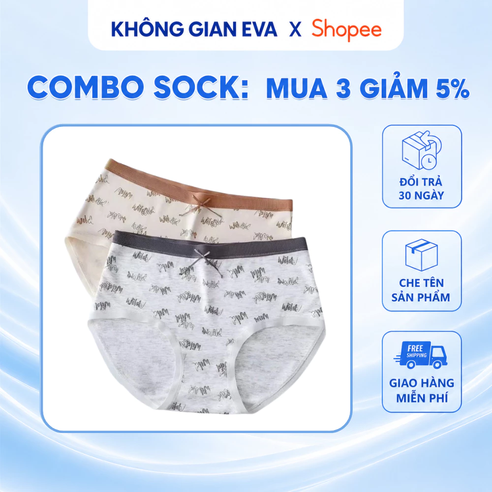Quần lót cotton kháng khuẩn form vừa 8223 (48-53kg)