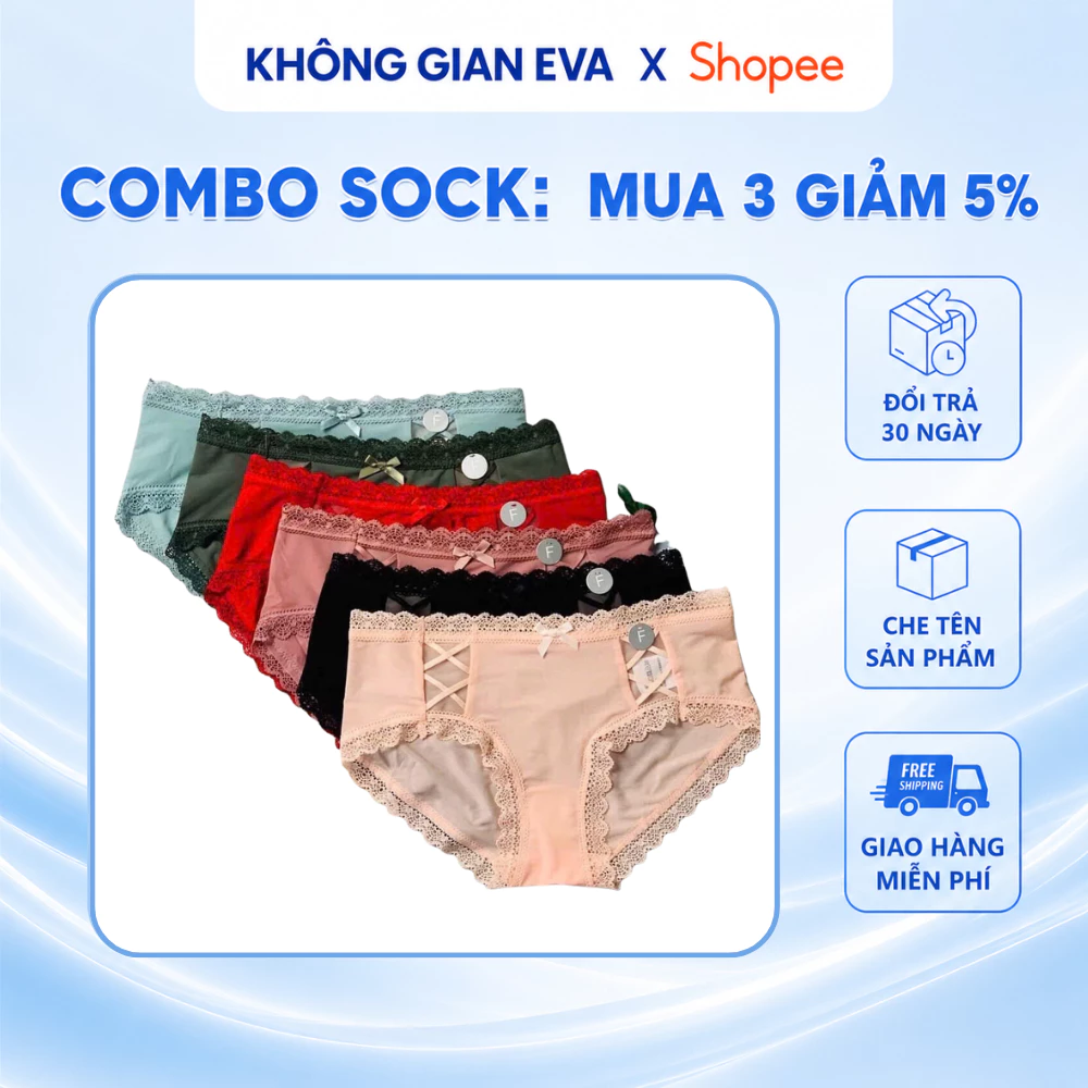 Quần lót thun lạnh cao cấp viền ren 80127