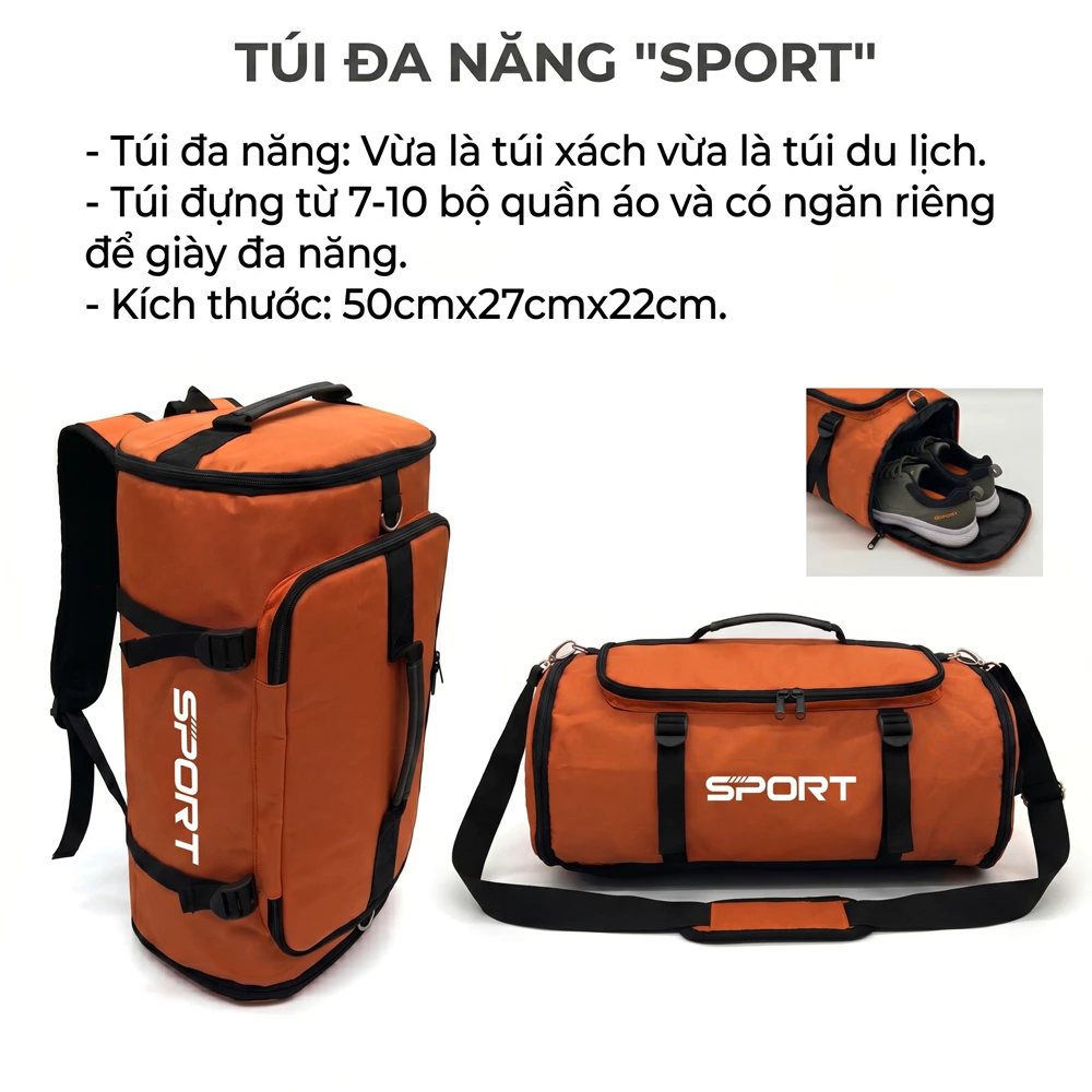 Túi du lịch đa năng hỗ trợ chống thấm tốt (Loại Nhiều Ngăn)