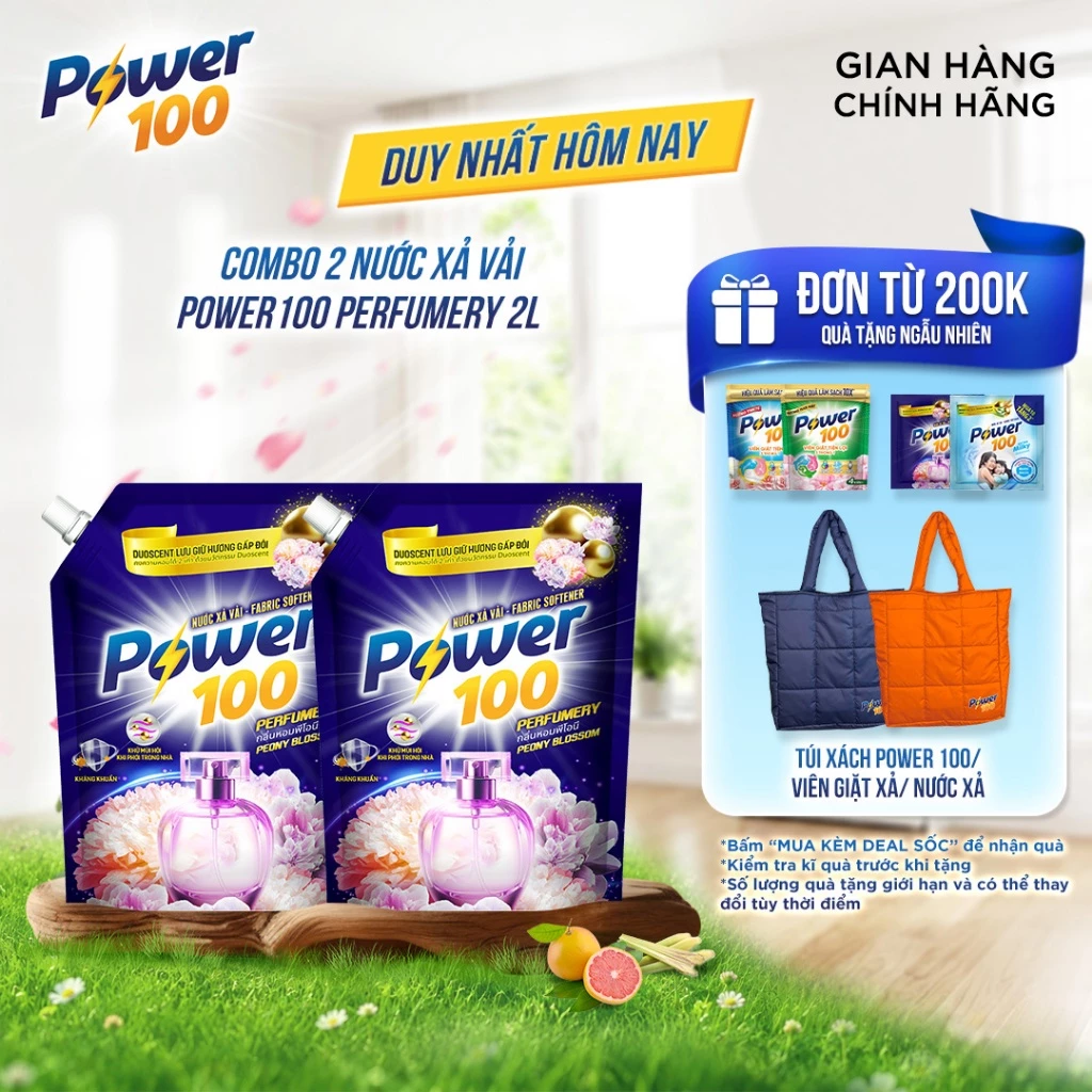 Combo Nước xả vải POWER100 2L