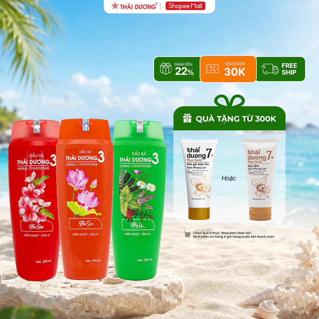 DẦU XẢ dược liệu Thái Dương chai 200ml- Sao Thái Dương 3