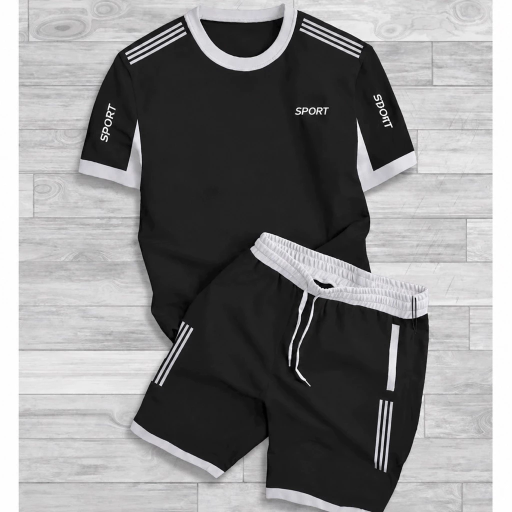 Bộ Hè SPORT Mới Nhất Năm 2026 Bộ Thể Thao Nam Cộc Tổ Ong Phối Viền Thời Trang co giãn 4 chiều