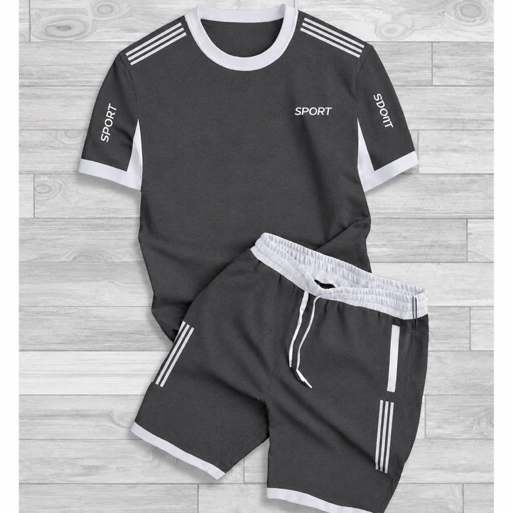 Bộ Hè SPORT Mới Nhất Năm 2026 - Bộ Thể Thao Nam Cộc Tổ Ong Phối Viền Thời Trang co giãn 4 chiều