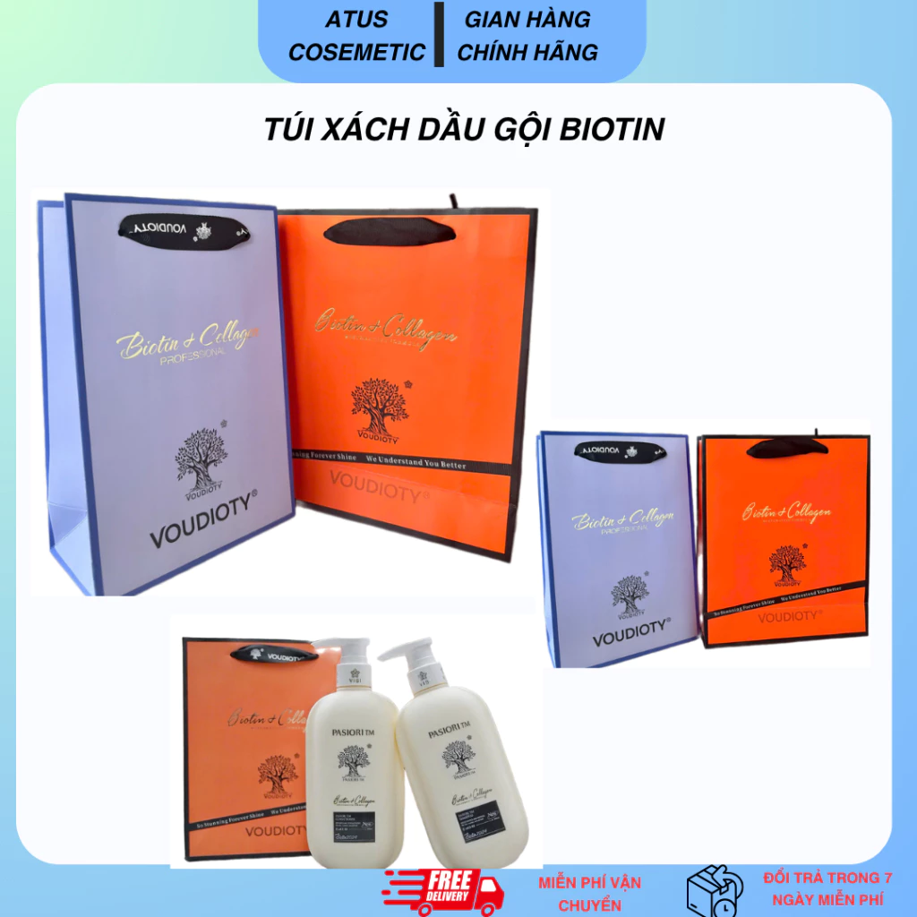 Túi xách giấy của dầu gội BIOTIN