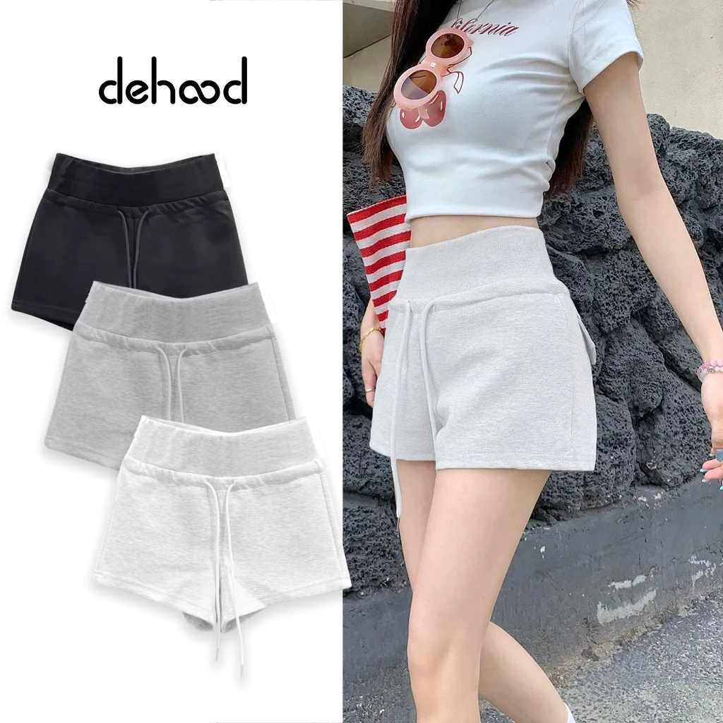 Quần short đùi cạp cao chất nỉ không nhăn không xù mềm mịn có túi có dây rút tôn V3 WSH63
