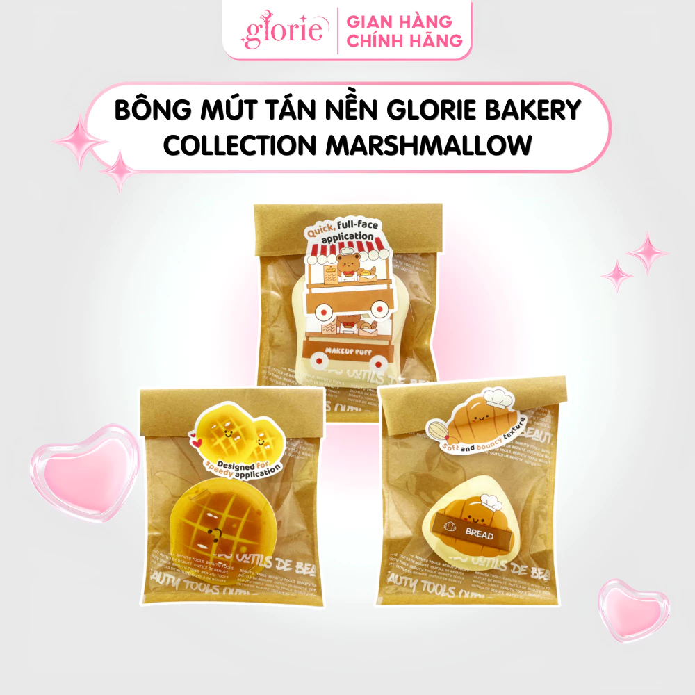 Bông Mút Tán Nền Glorie Bakery Collection Marshmallow