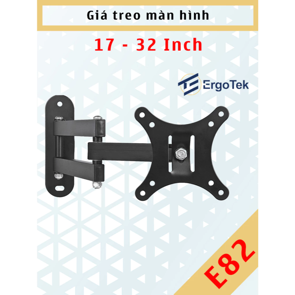 E82 - Giá treo màn hình Xoay đa năng  - Xoay trái/phải 180 độ - [17 -32 inch] [Rẻ hơn NB – P4]