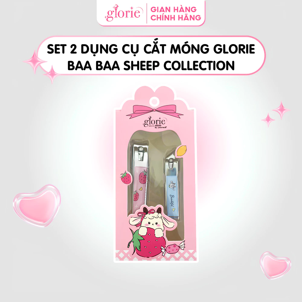 Set 2 Dụng Cụ Cắt Móng Glorie Baa Baa Sheep Collection