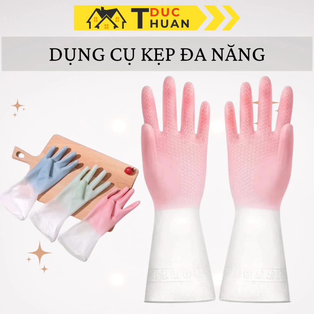 Găng Tay Cao Su Rửa Chén Bát Giặt Đồ Siêu Dai Siêu Bền - TUIDO SHOP