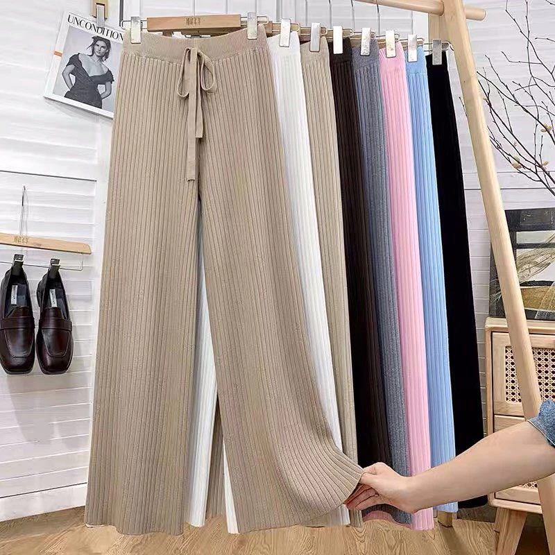 Quần ống rộng mềm mịn sờ đã tạy, Quần ống suông mượt vải mỏng nhẹ co giãn 4 chiều mặc mát mẻ thoải mái WQ91