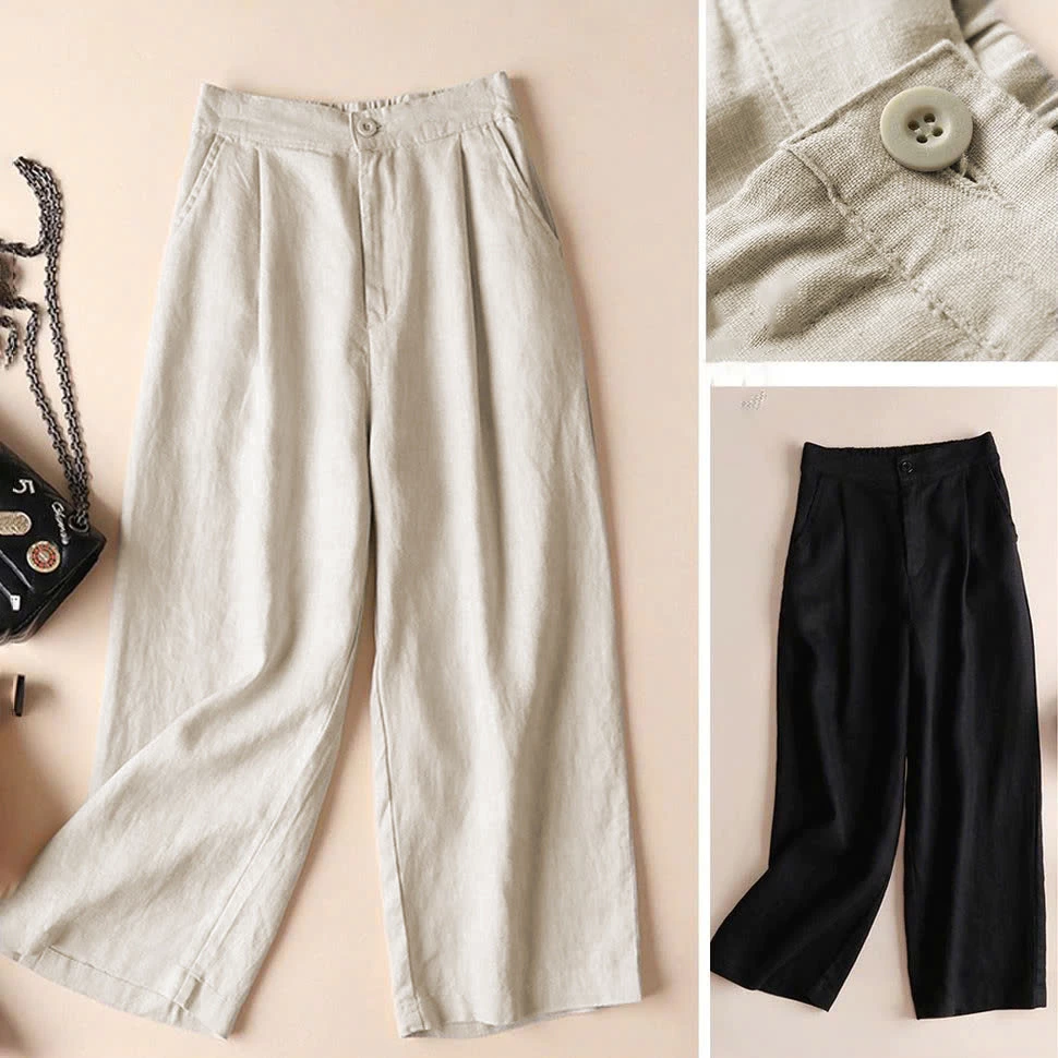 Quần đũi Nhật culottes đũi dáng dài ống rộng siêu Hot dáng suông WQ92