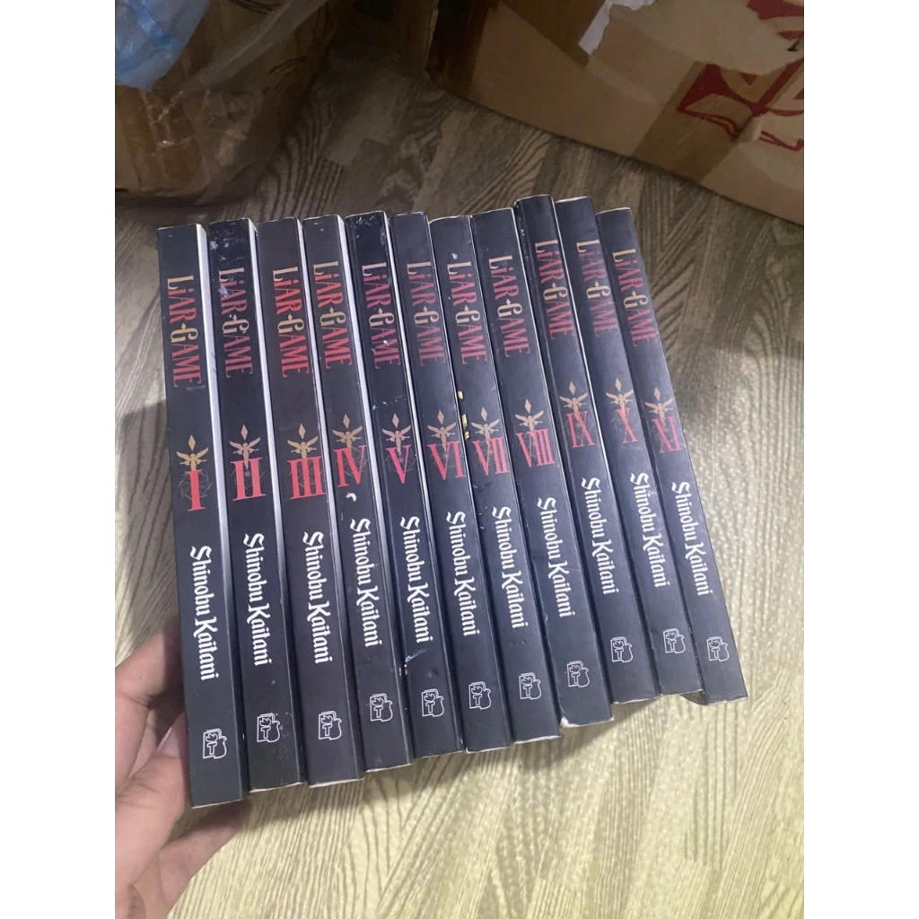 Bộ 11q vở Liar Game tập 1-11 - Liargame