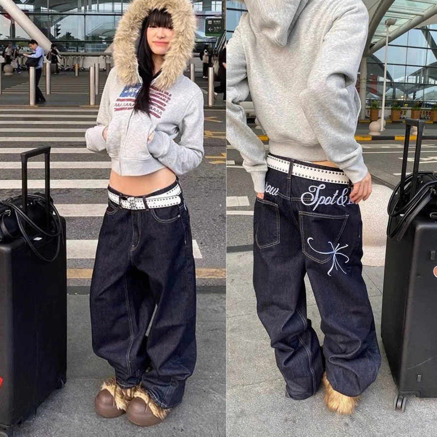 [DEAL SẴN] Wide Leg Text Pants – Daily Cool