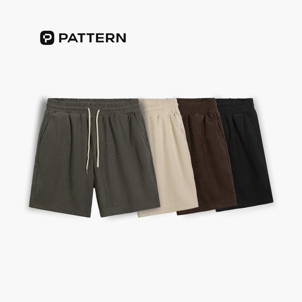 Quần Short Gân Tăm V2 Cạp Chun Pattern PQ049