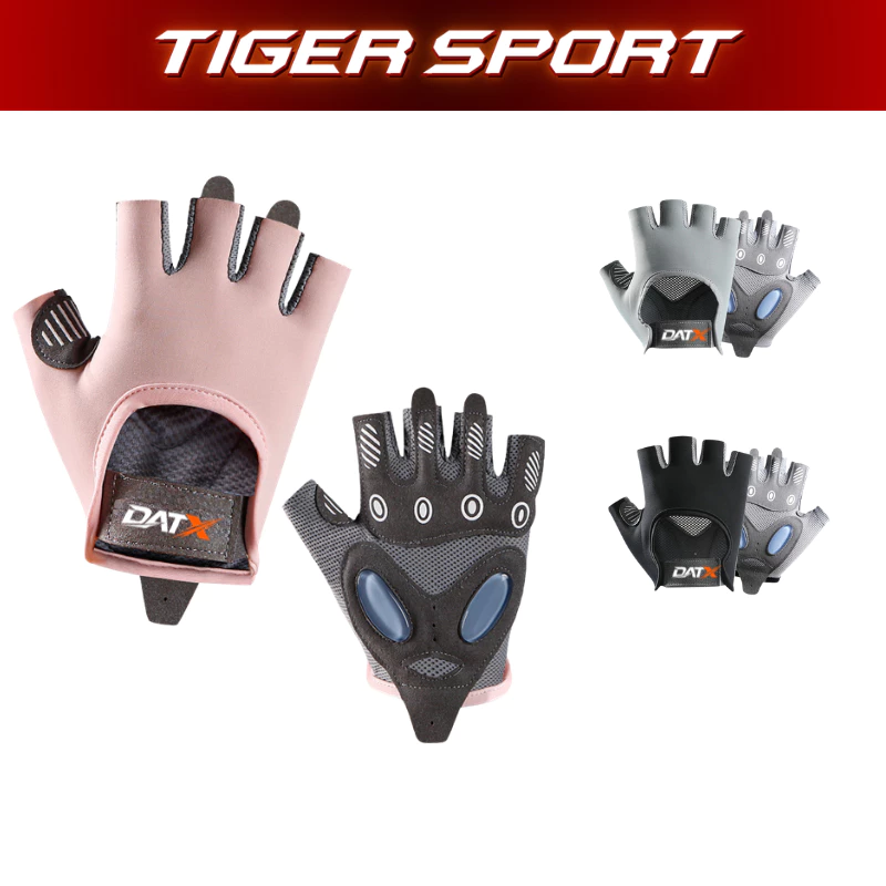 Găng Tay Tập Gym DX-002 Chất Liệu Vải Cao Cấp Thoáng Khí, Đệm Silicon Chống Trượt, Tập Thể Thao