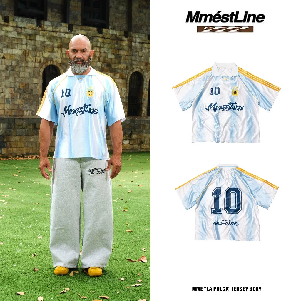 [SPECIAL EDITION] Áo Jersey MMESTLINE "LA PULGA" form Boxy Vải Bóng Chiếu