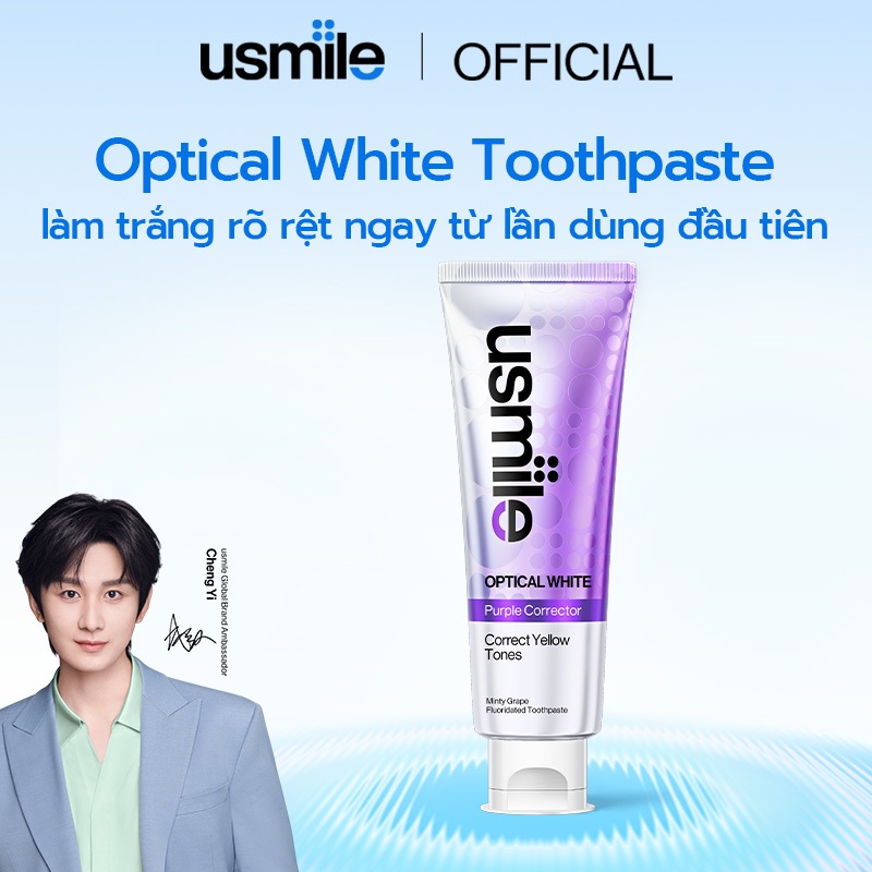 Trắng quang học usmile optical white loại bỏ vết ố vàng phục hồi men răng Kem…