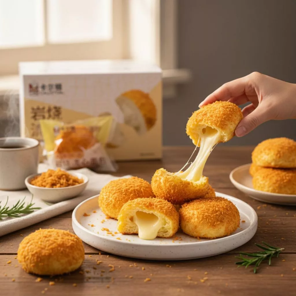 Bánh Mì Ruốc Phô Mai Chảy Calleton combo 5 chiếc - Bánh Mì Chà Bông Phô Mai Tan Chảy Nội Địa Trung