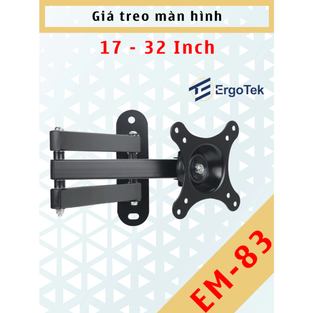 EM-83 - Giá treo màn hình Xoay đa năng - Xoay trái/phải 180 độ - [17 -32 inch] [Rẻ hơn NB – P4]