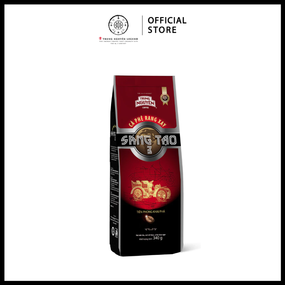 Trung Nguyên Legend - Cà phê rang xay Sáng tạo 3 -  Bịch 340gr