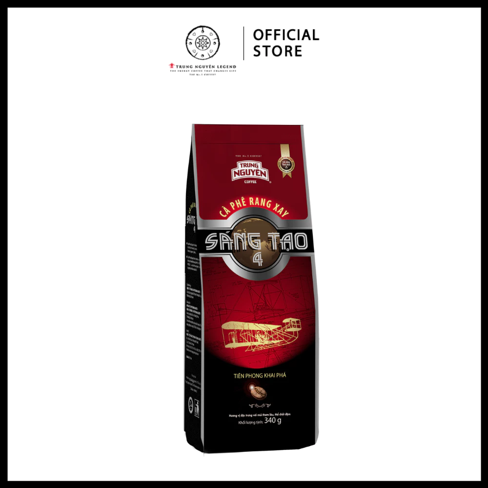 Trung Nguyên Legend - Cà phê rang xay Sáng tạo 4 -  Bịch 340gr