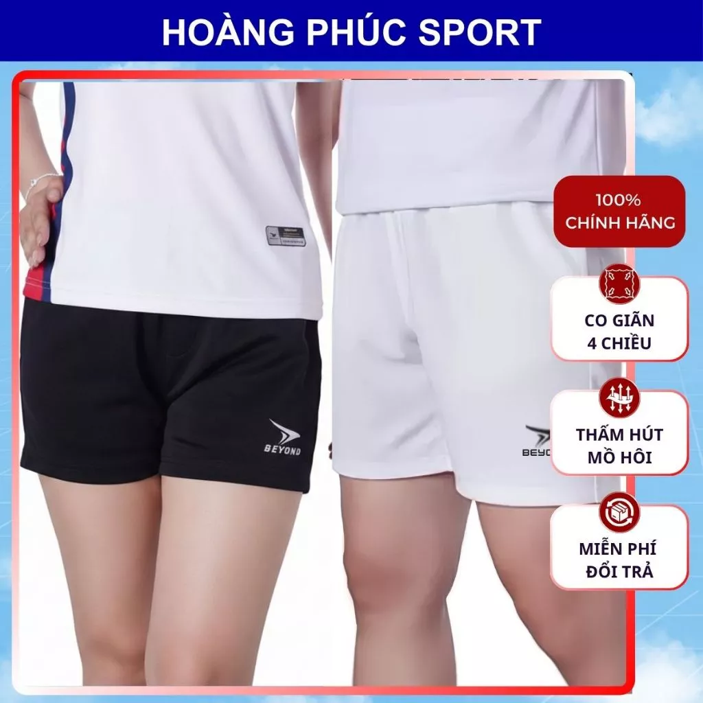 Quần cầu lông Beyono Win CL01 nam nữ chính hãng co giãn thoáng khí, quần thể thao bóng chuyền pickleball