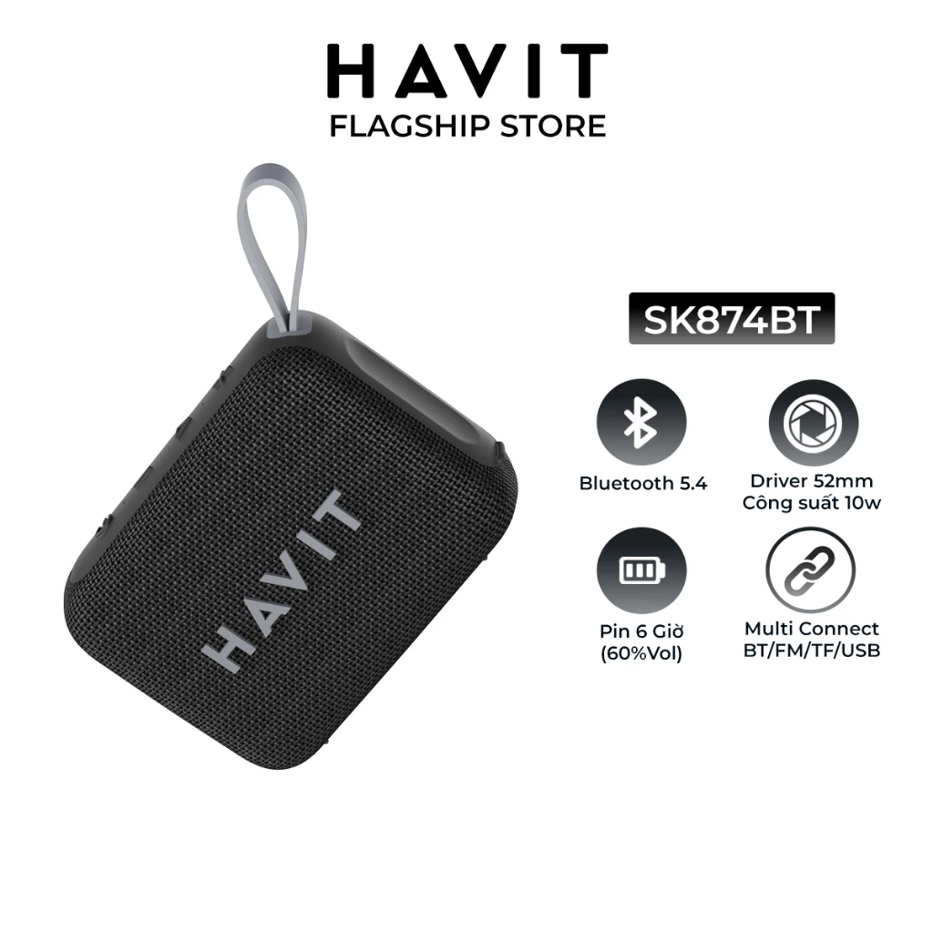 Loa Bluetooth Havit SK874BT Công Suất 10W | Loa Di Động Multi Connect | Bluetooth 5.4
