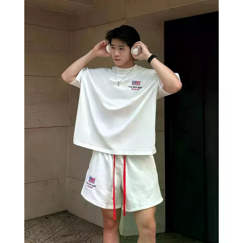 [NEW ARRIVALS 2026] Quần Short The Bad God New York Chất Cotton Form Boxy Cho Nam Nữ