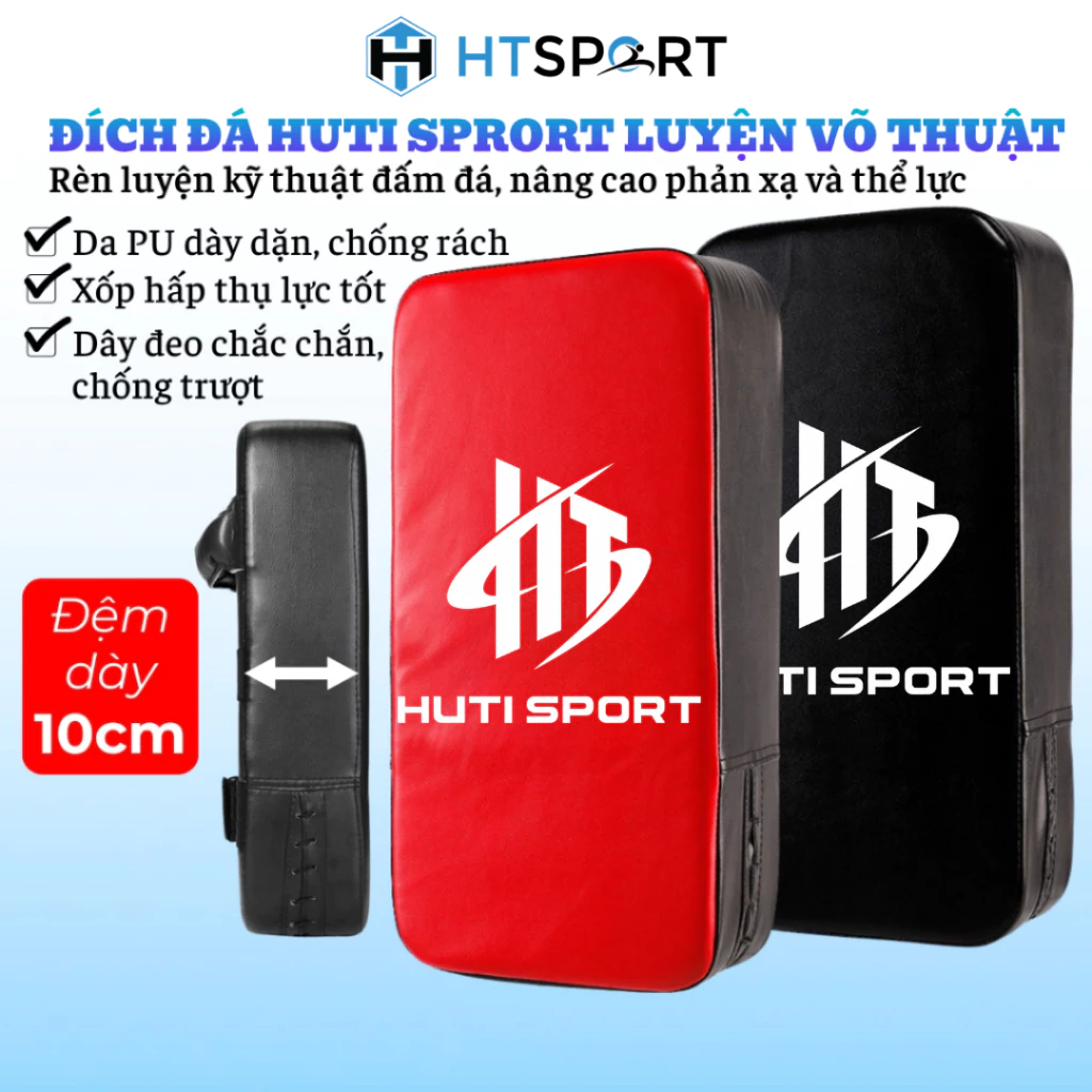 Đích Đá HUTI SPORT, Pad Đá Chuyên Dụng Tập Luyện Võ Thuật, Boxing, Muay Thái, MMA (1 chiếc)