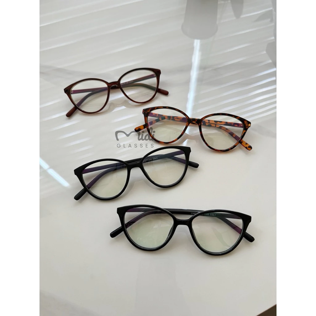 KÍNH MẮT MÈO Midiglasses chất liệu nhựa form dễ đeo (2360)