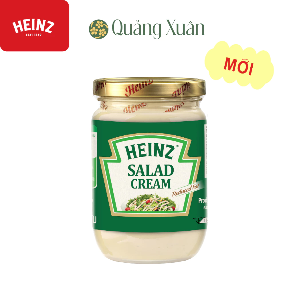 [HSD: 03/2027] Sốt trộn Salad ít béo 220g - Heinz Reduced Fat Salad Cream