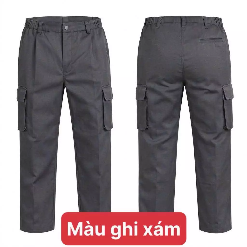 Các mẫu quần 04. Quần bảo hộ lao động túi hộp đẹp.Vải kaki coton cao cấp, mẫu mã đa dạng.Cho nam,nữ