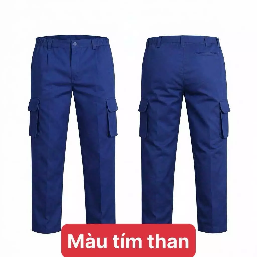 Các mẫu quần 03. Quần bảo hộ lao động túi hộp đẹp.Vải kaki coton cao cấp, mẫu mã đa dạng.Cho nam,nữ