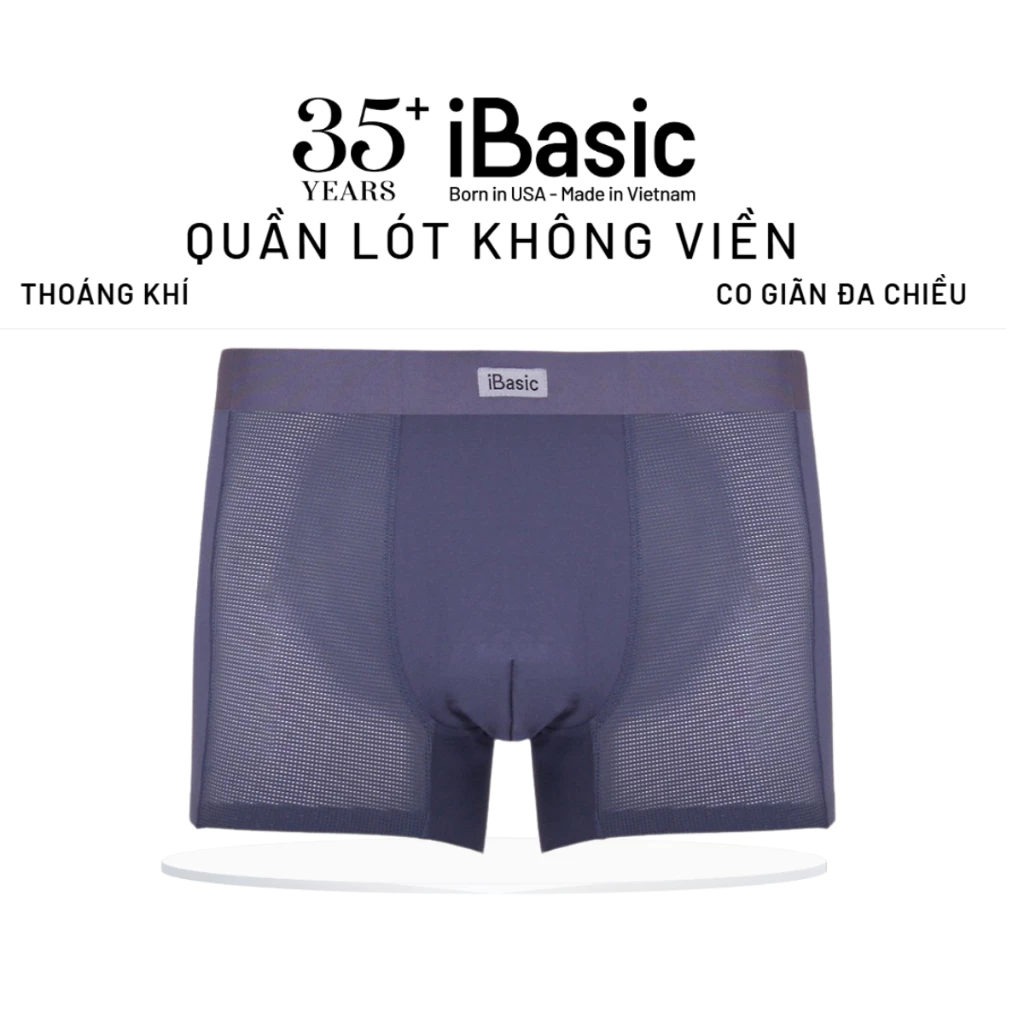 Quần lót nam iBasic không đường may phom boxer thoáng khí iBasic PANM116