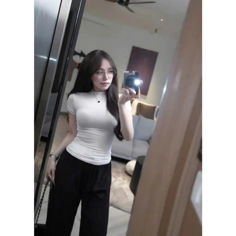 Set Bộ Nữ Áo Thun Body Tay Ngắn + Quần Ống Rộng Suông Dài Hàn Quốc, Đồ Bộ Nữ Cao Cấp Tôn Dáng Đi Chơi Đi Làm
