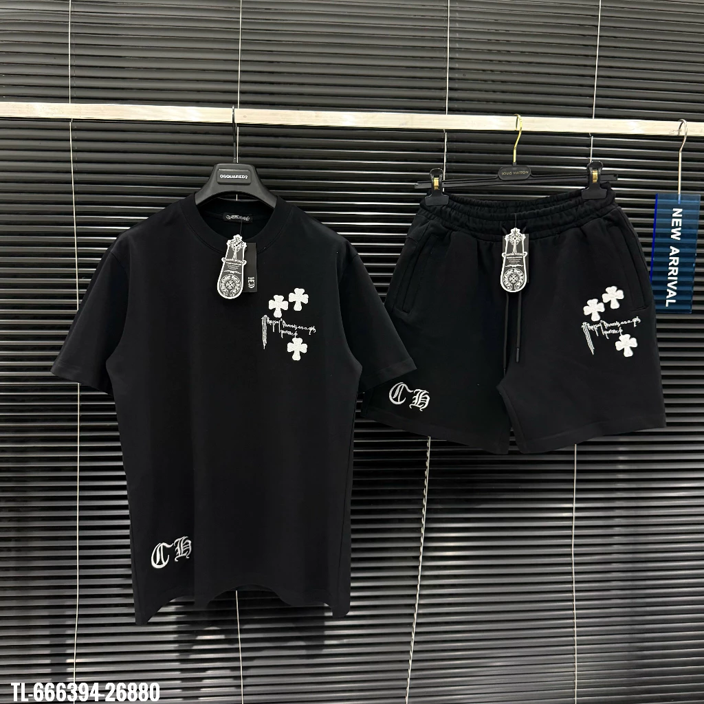 [DEAL MỞ BÁN] Bộ Thêu Full Áo Cotton, Quần Chân Cua Cao Cấp, Bền, Nét | DENDI STORE - 666394 Hàng QC HOTTREND