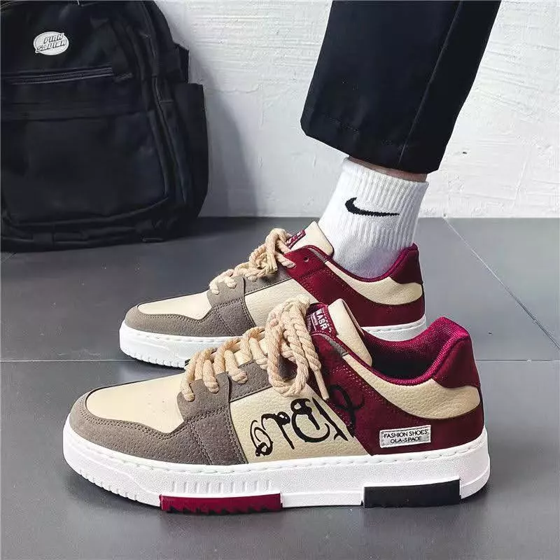 Giày nam phong cách trẻ trung thể thao sneaker kiểu dáng mới lạ độc đáo, chất liệu mềm êm chân - C005N